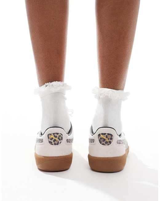 PUMA White Palermo Trainers