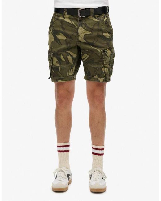 Superdry White Core Cargo Shorts for men
