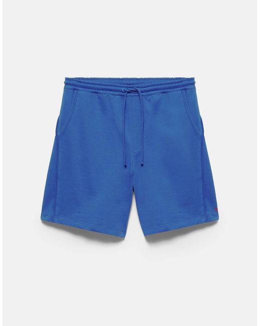 Pull&Bear Blue Yacht Club Bermuda Sweat Shorts for men
