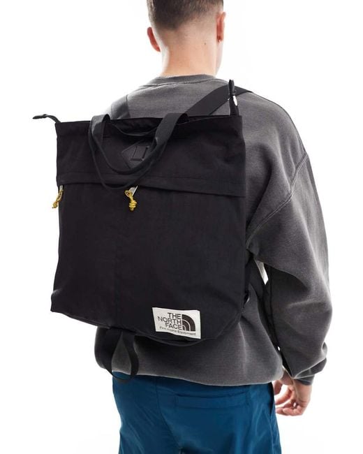 The North Face Black Berkeley Logo Tote Backpack