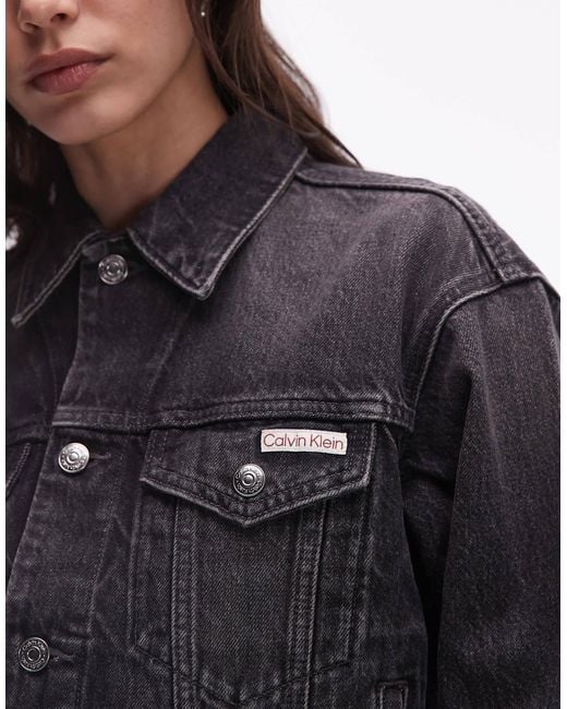 Calvin Klein Multicolor 90s Trucker Denim Jacket
