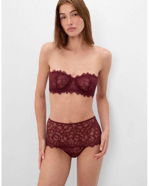 Intimissimi Red Elevate Your Day Bandeau Balconette Bra