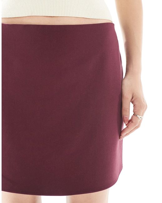 Miss Selfridge Purple – eleganter minirock