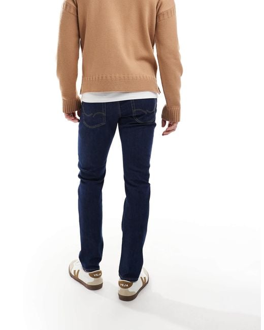 Jack & Jones Blue Glenn Slim Fit Jeans for men