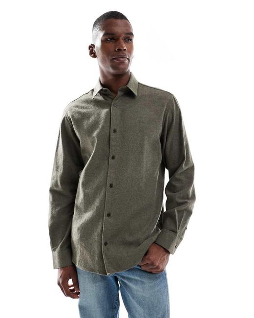 JJ Rebel Gray Brushed Shirt for men