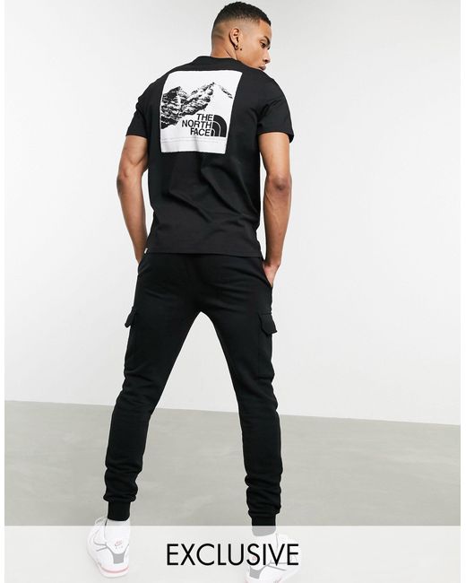 Exclusivité asos - t-shirt à imprimé graphique montagne The North Face pour homme en coloris Black
