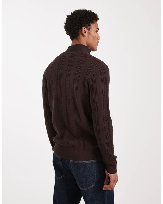 Threadbare – strickpullover in Brown für Herren