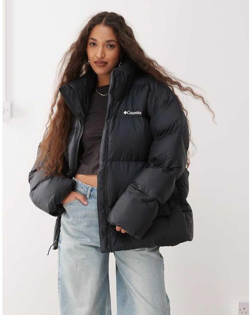 Columbia Black Puffect Surplus Oversized Puffer Coat