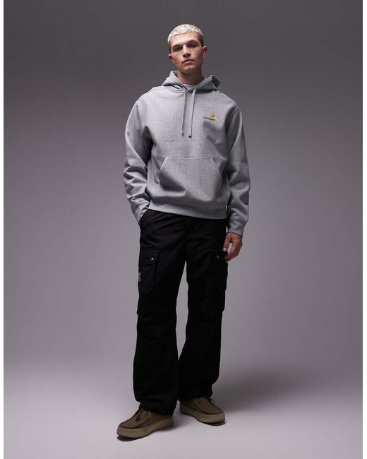 Carhartt American Script in het Gray voor heren