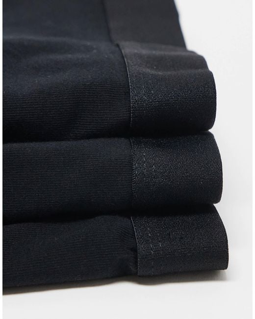 ASOS Black 3 Pack Trunks for men