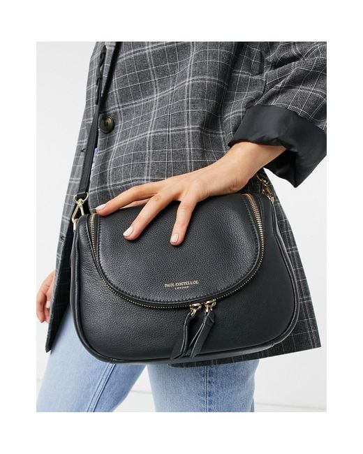 Paul Costelloe Black Crossbody Bag