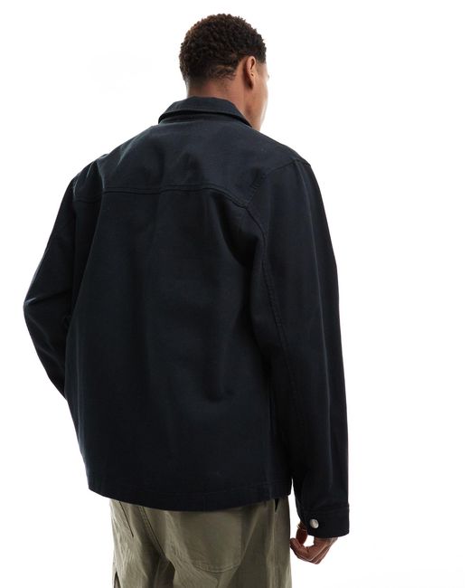 ASOS Green Washed Worker Jacket for men