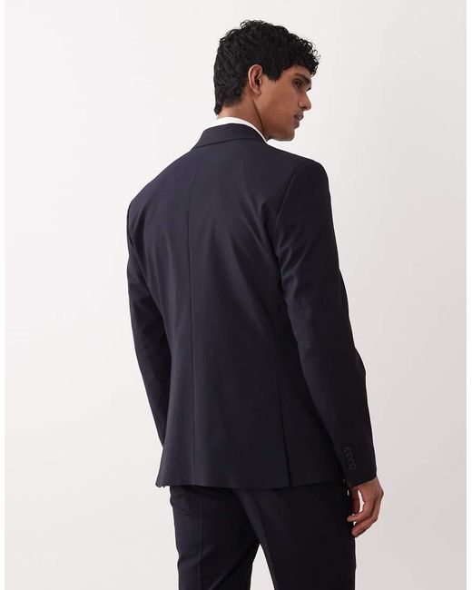 ASOS Blue Slim Suit Blazer for men