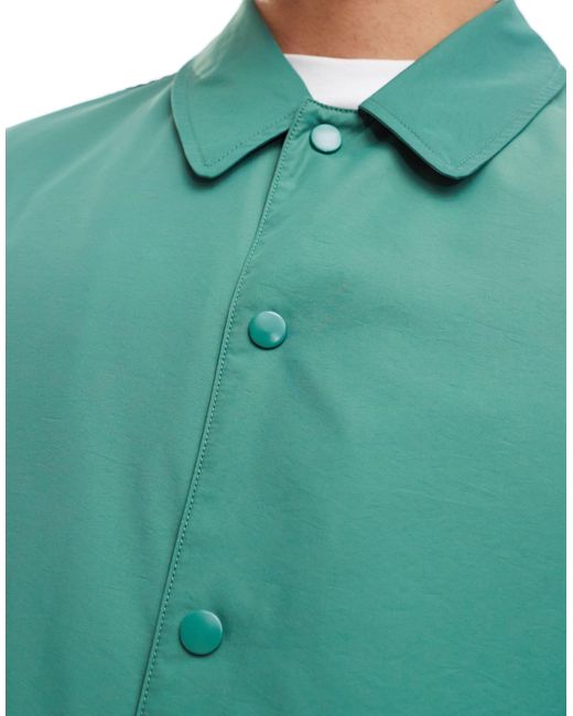 ASOS Green Lightweight Harrington Jacket for men