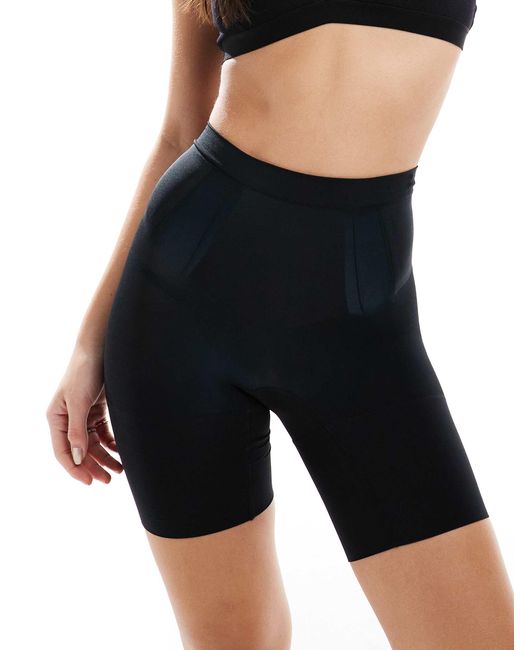 Spanx Black Sculpt Oncore Mid-thigh Short