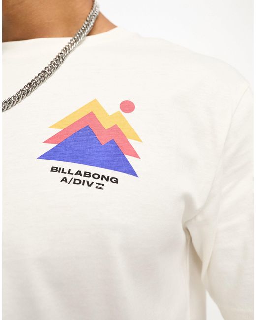 Billabong – stepped – t-shirt in White für Herren