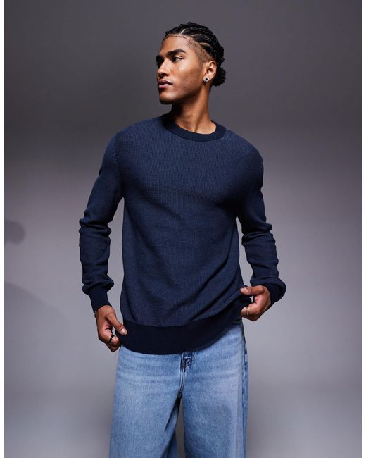Klapok - pull ras Boss pour homme en coloris Blue