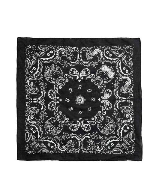 Oysho Black Printed Running Bandana