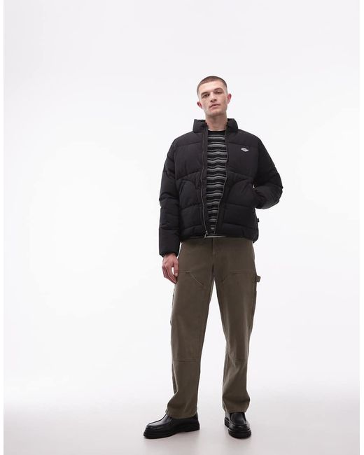 Dickies Black Summerdale Puffer Jacket for men