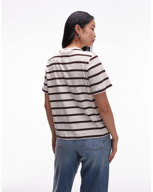 & Other Stories White Relaxed Short Sleeve T-shirt