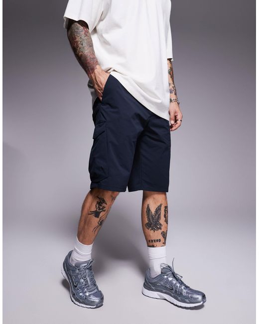 Urbanex - short cargo technique Boss pour homme en coloris Blue