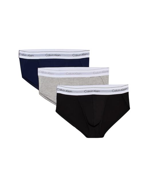 Calvin Klein Blue Modern Air Active 3 Pack Sport Brief for men
