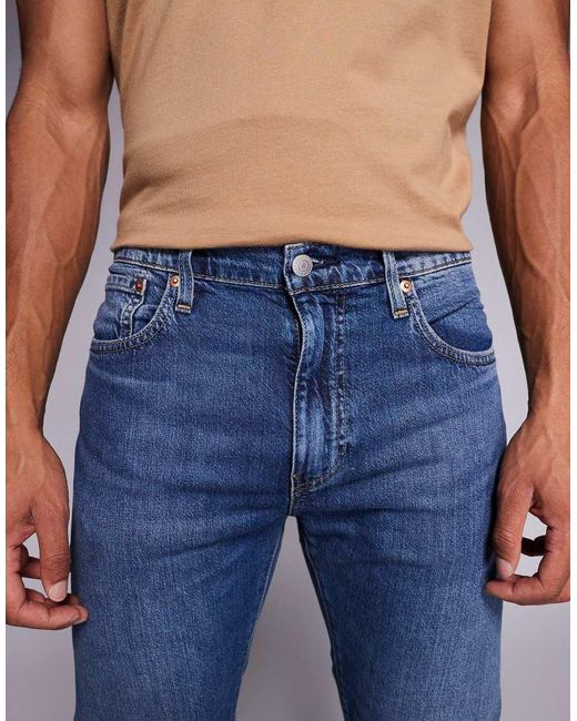 Vaqueros Tapered De Corte Slim Con Lavado Claro Vintage 512 De -Azul Levi's de hombre de color Blue