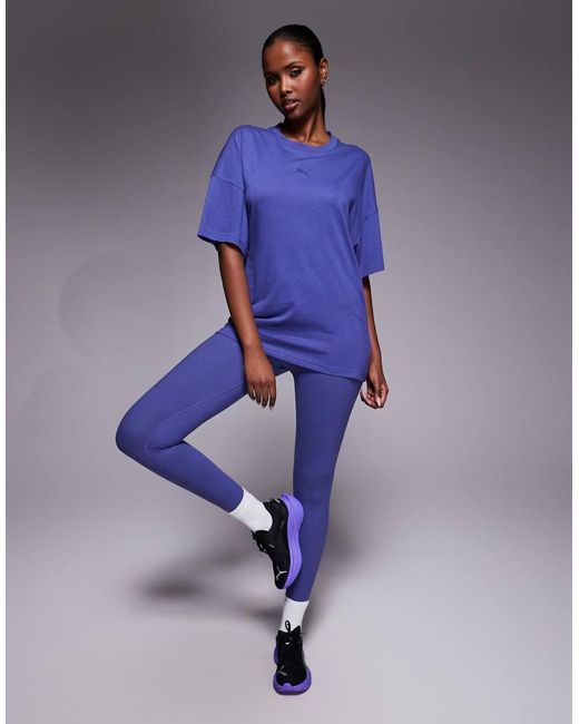 PUMA Purple Train Oversized T-shirt