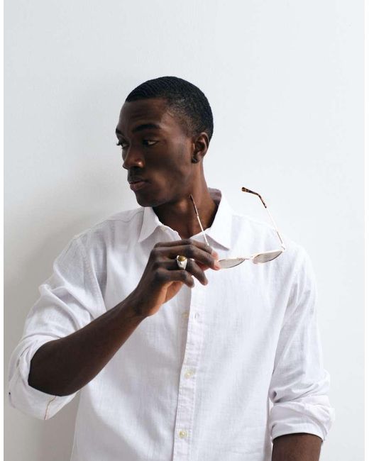 Jack & Jones Natural Linen Blend Shirt for men