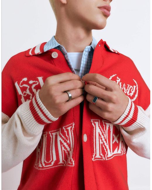 Stwd - gilet Pull&Bear pour homme en coloris Red