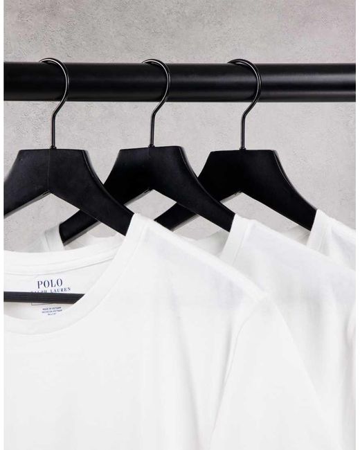 Polo Ralph Lauren Natural 3 Pack Icon Logo Lounge T-shirt for men