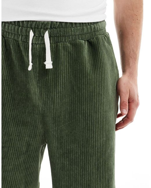Pantaloncini oversize di ASOS in Green da Uomo