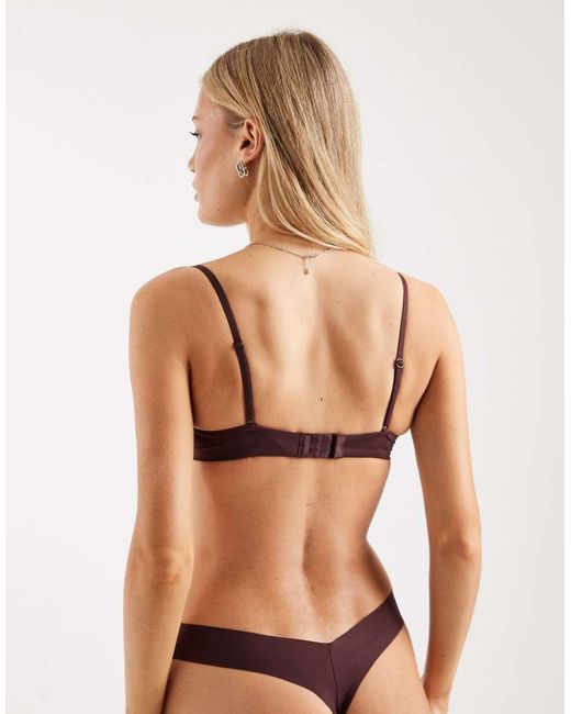 Cotton On Brown Double Layer Underwire Bra