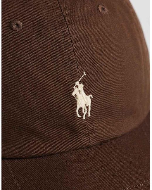 Polo Ralph Lauren Brown Icon Logo Baseball Cap for men