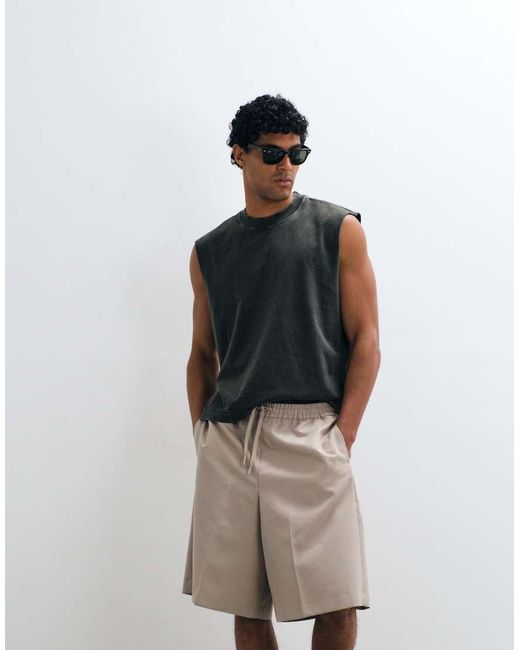 Abercrombie & Fitch Black Premium Heavyweight Tank Top for men