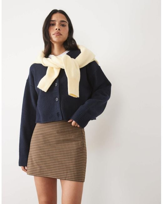 Mango White Mini Skirt