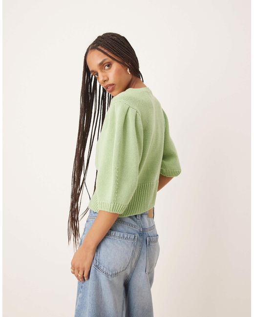 ASOS Green – strickjacke