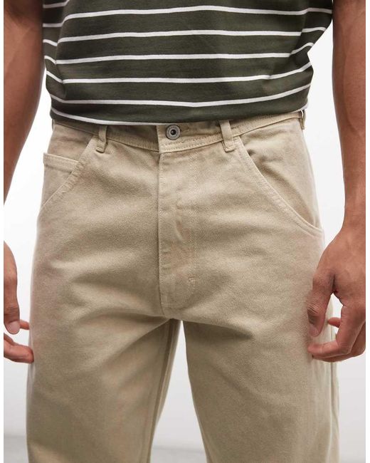 Stan Ray Natural Carpenter Straight Leg Jeans for men