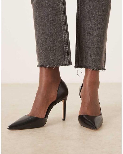 Mango Natural Classic Pointed Heels