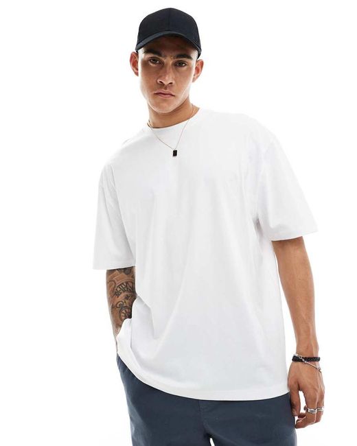 ASOS White Oversized T-Shirt for men