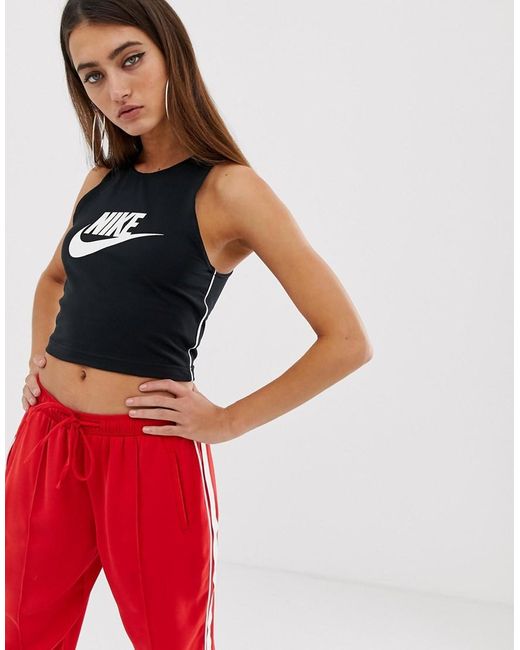 nike crop vest