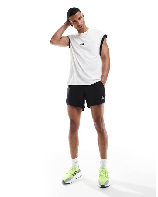 Adidas Originals White Adidas Basketball All-World Sleeveless Tank Top for men