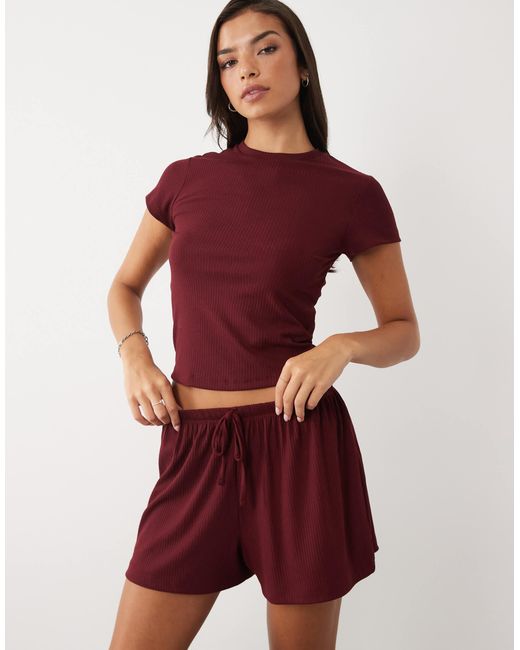 Short ASOS en coloris Red