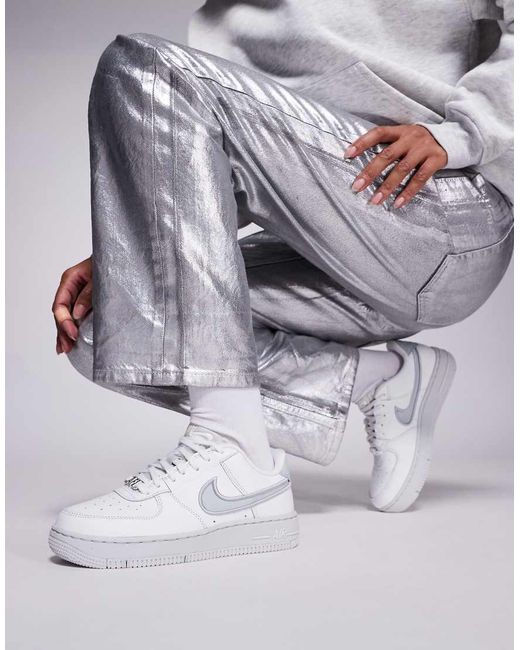 Nike Gray Air Force 1 Dance Trainers