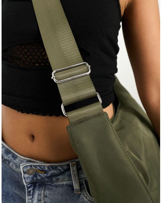 Weekday Carry Oversized Shoulder Bag in Green Lyst