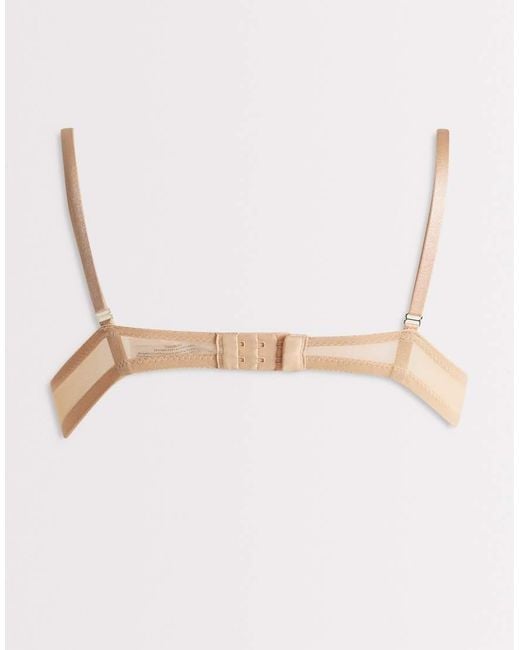 Ann Summers Natural Sexy Lace Padded Plunge Bra 2 Pack