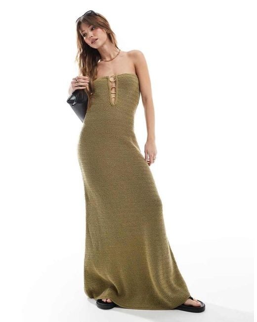 beach wrap cover up dress Crochet Maxi Dress Sage Green | Floral Cut Out Knit Summer Dress | Luxury  Boho Resort Wear | Long Bodycon Slip Dress