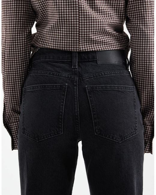 ASOS Black Asos Design Petite Comfort Stretch Straight Leg Jeans