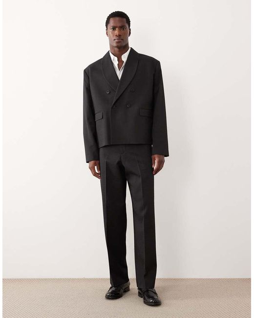 ASOS Black Boxy Suit Jacket for men