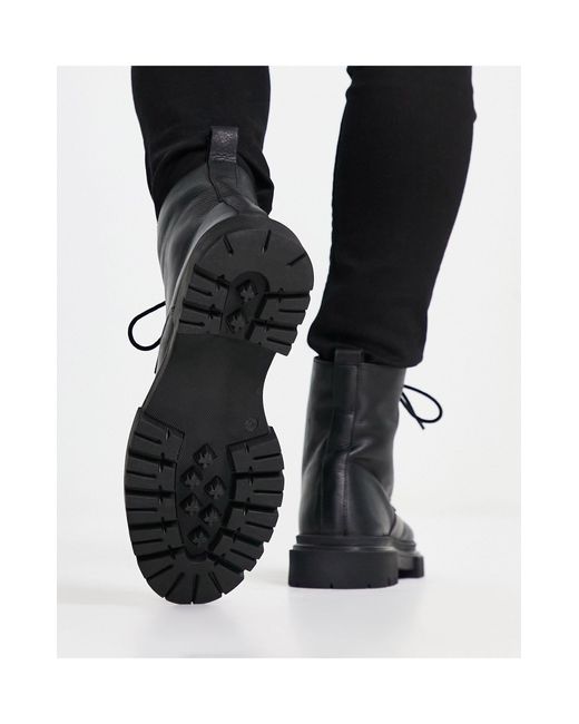 Dane - bottines chunky en cuir à lacets Schuh pour homme en coloris Black